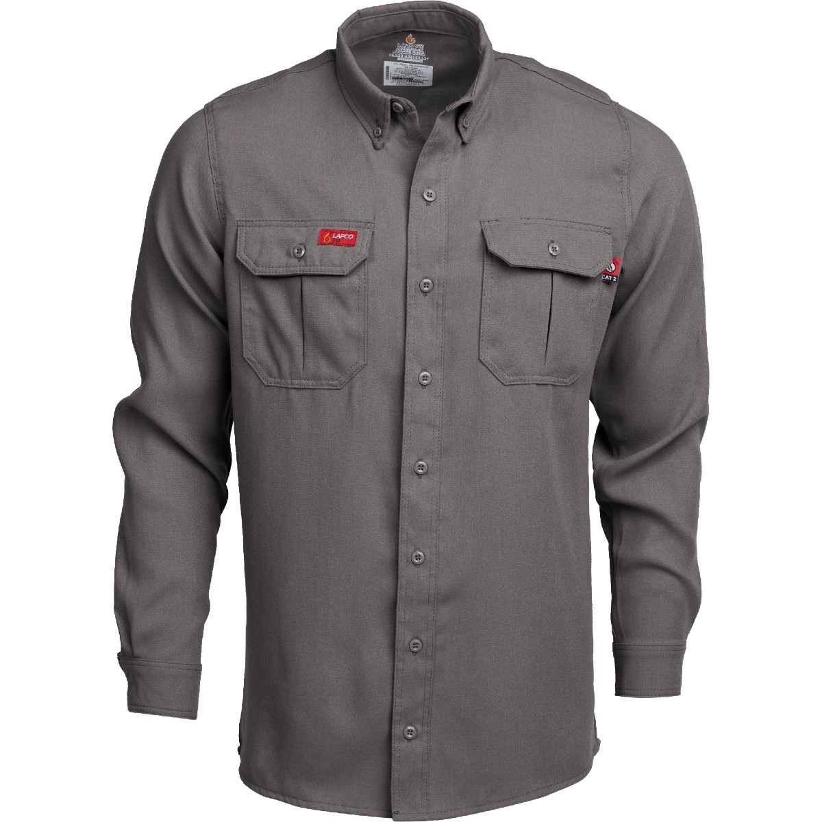LAPCO FR Modern Uniform Shirt in Gray